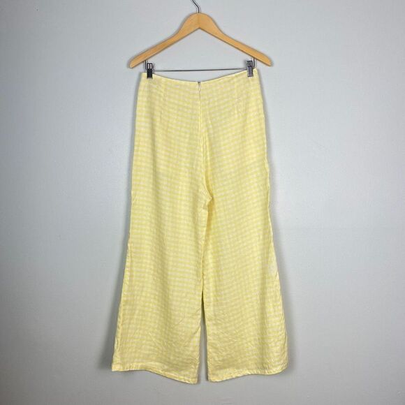 Faithfull the Brand Yellow Wide Leg Pants - Picture 6 of 10